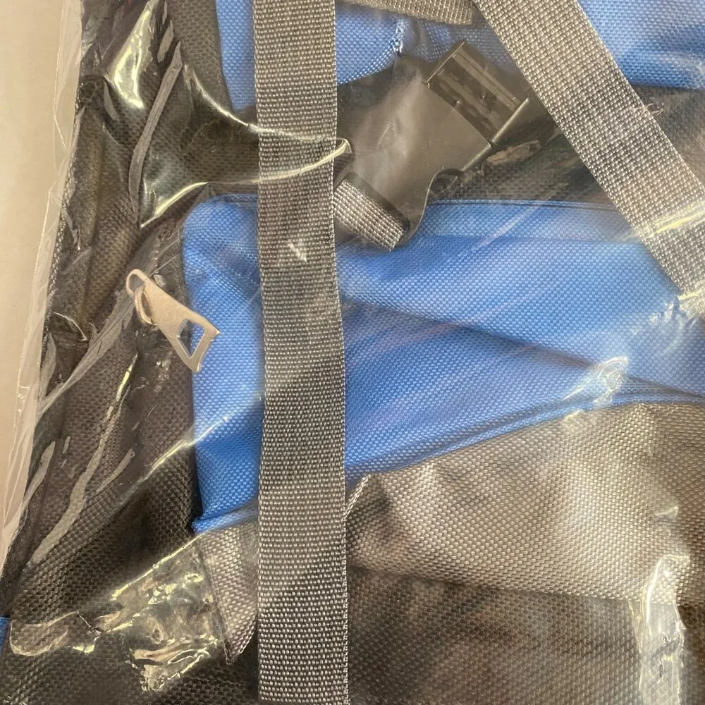 Torelli Blue Black Backpack with 2 beach lawn Mats Set